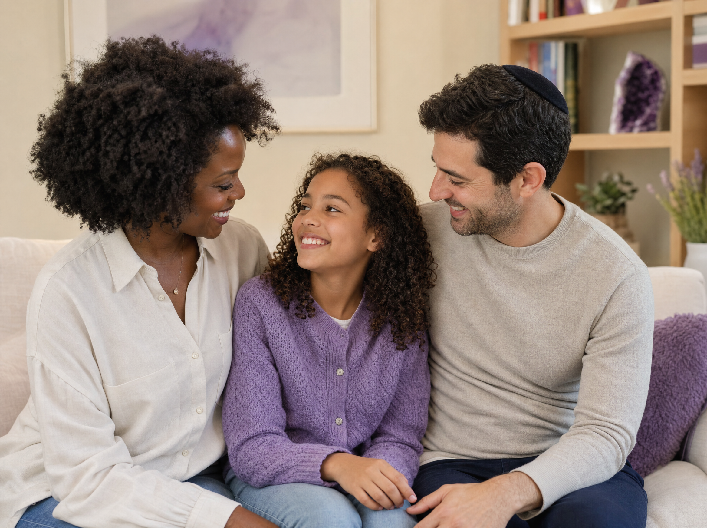 Family counseling — interracial family