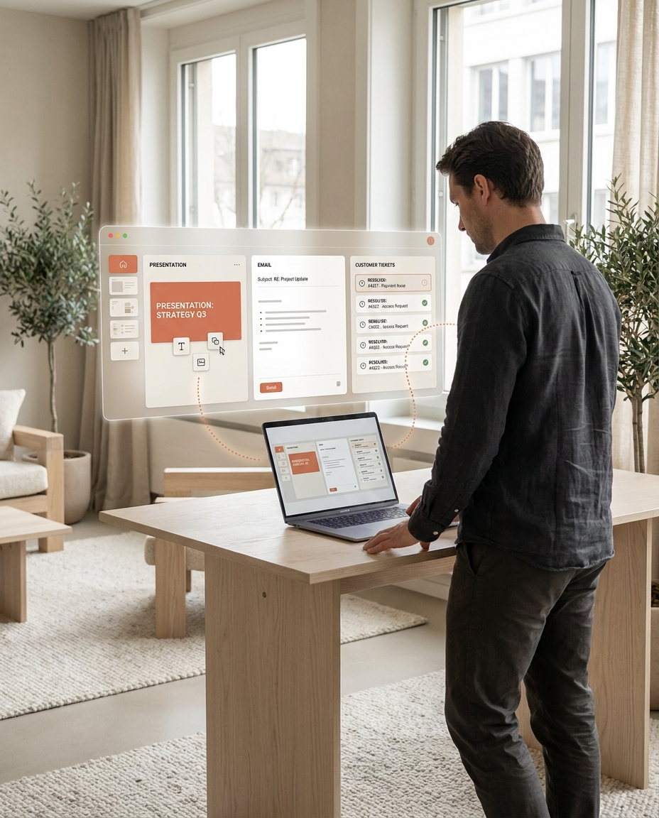 Integrierte KI für KMU: Büroarbeit mit eigenem KI-Setup