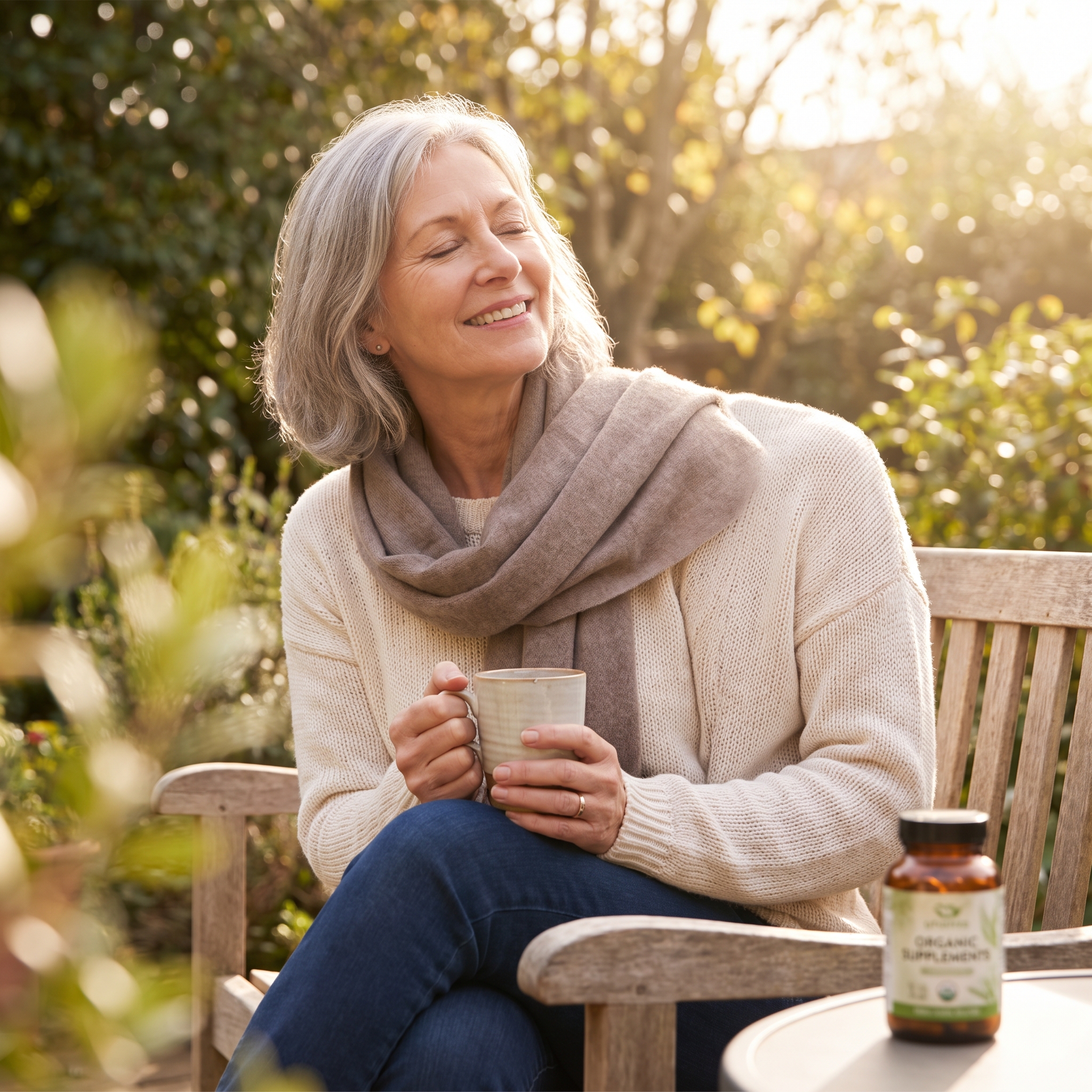 Healthy adult representing circulatory wellness