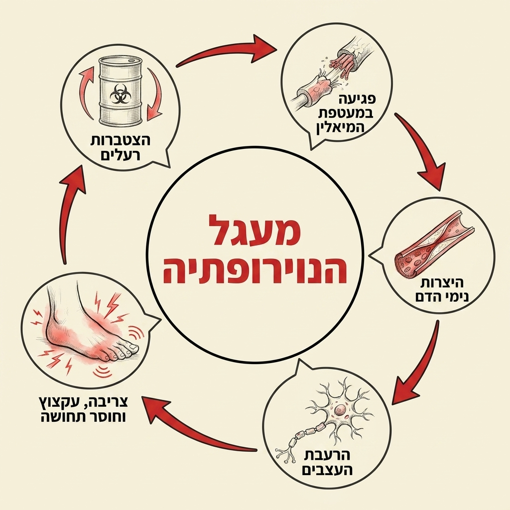 נזק עצבי ברגליים