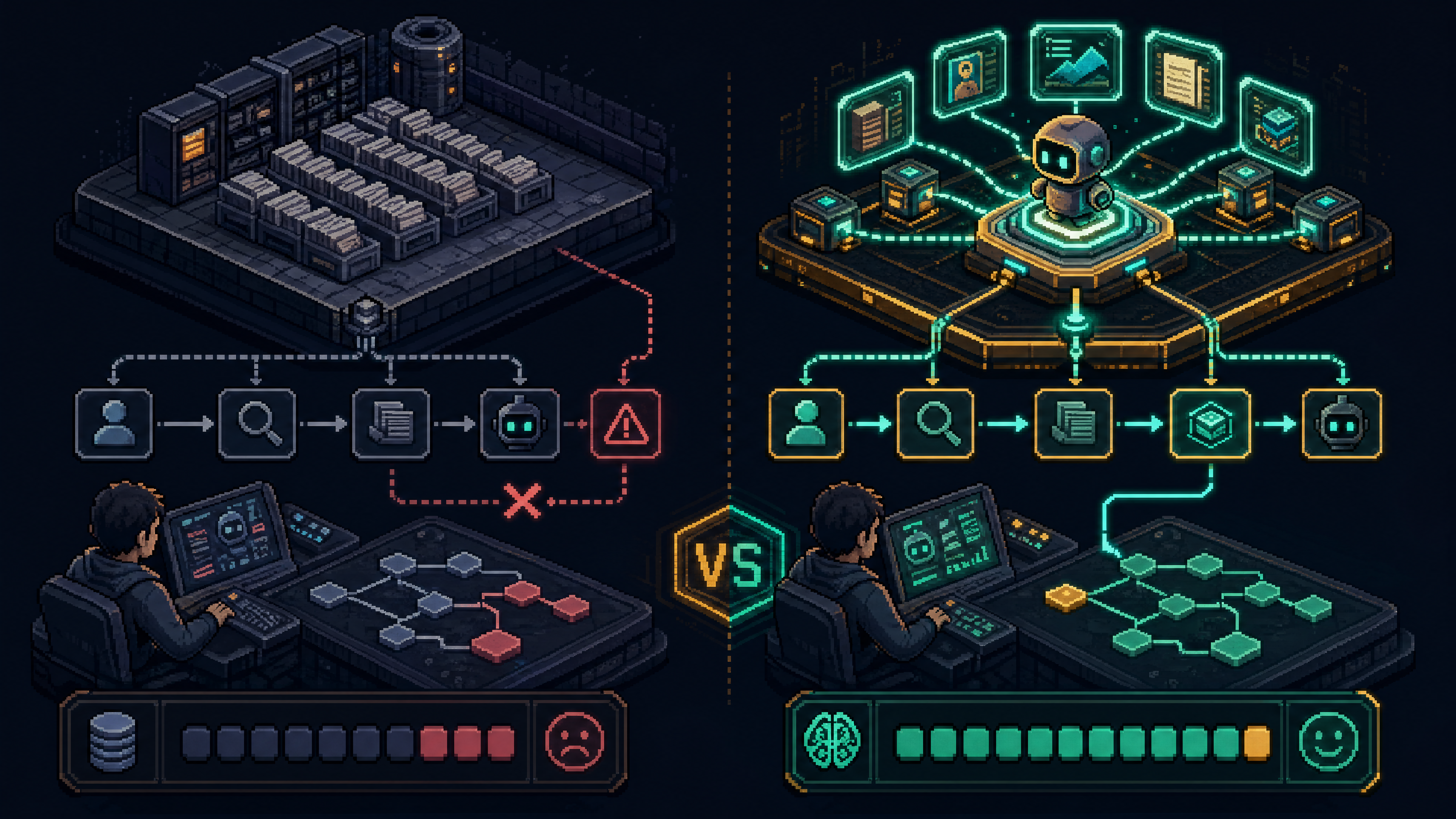 Passive RAG vs Proactive Memory Agent