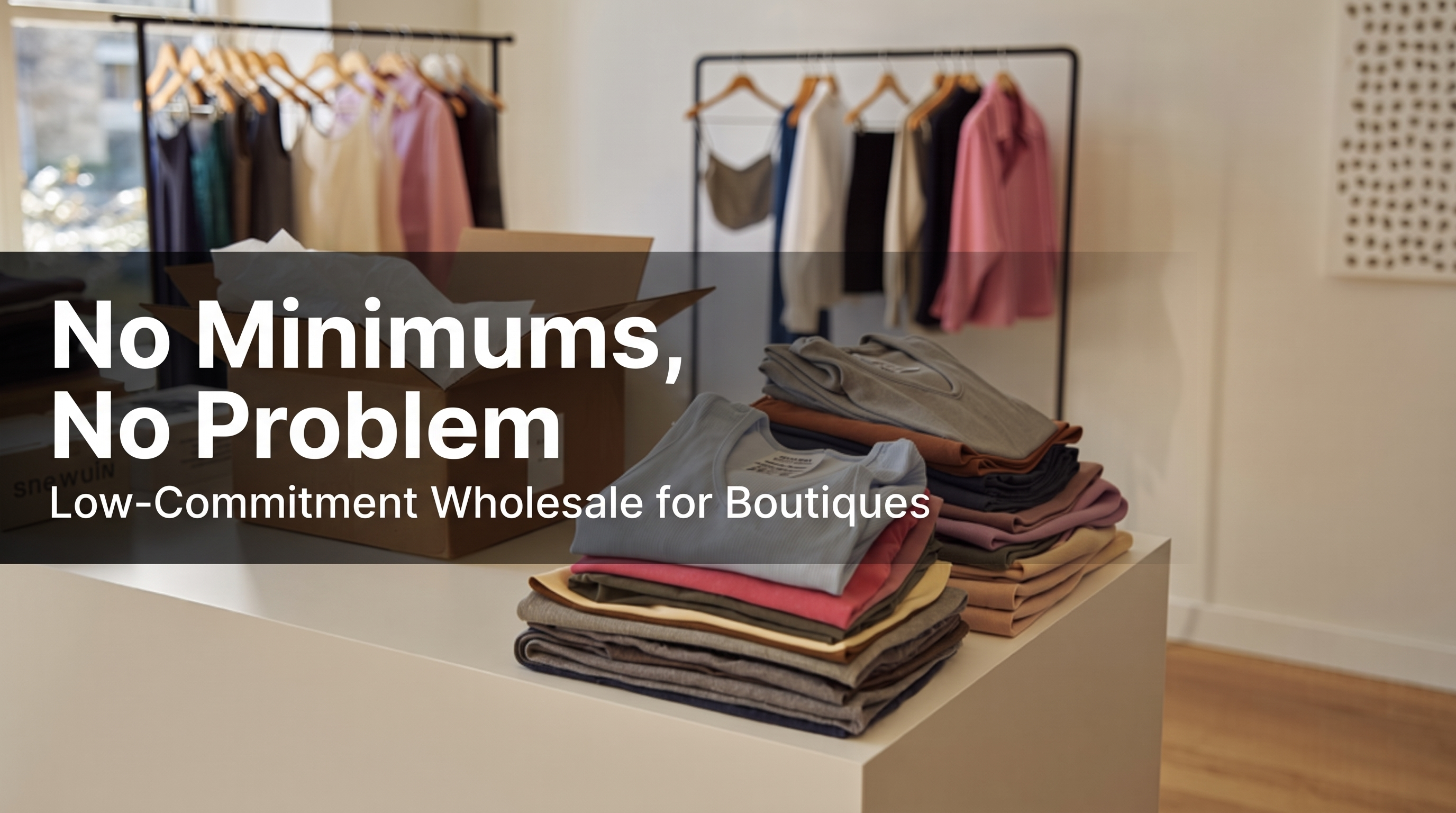 No Minimum Order Wholesale Clothing Vendors for Boutiques