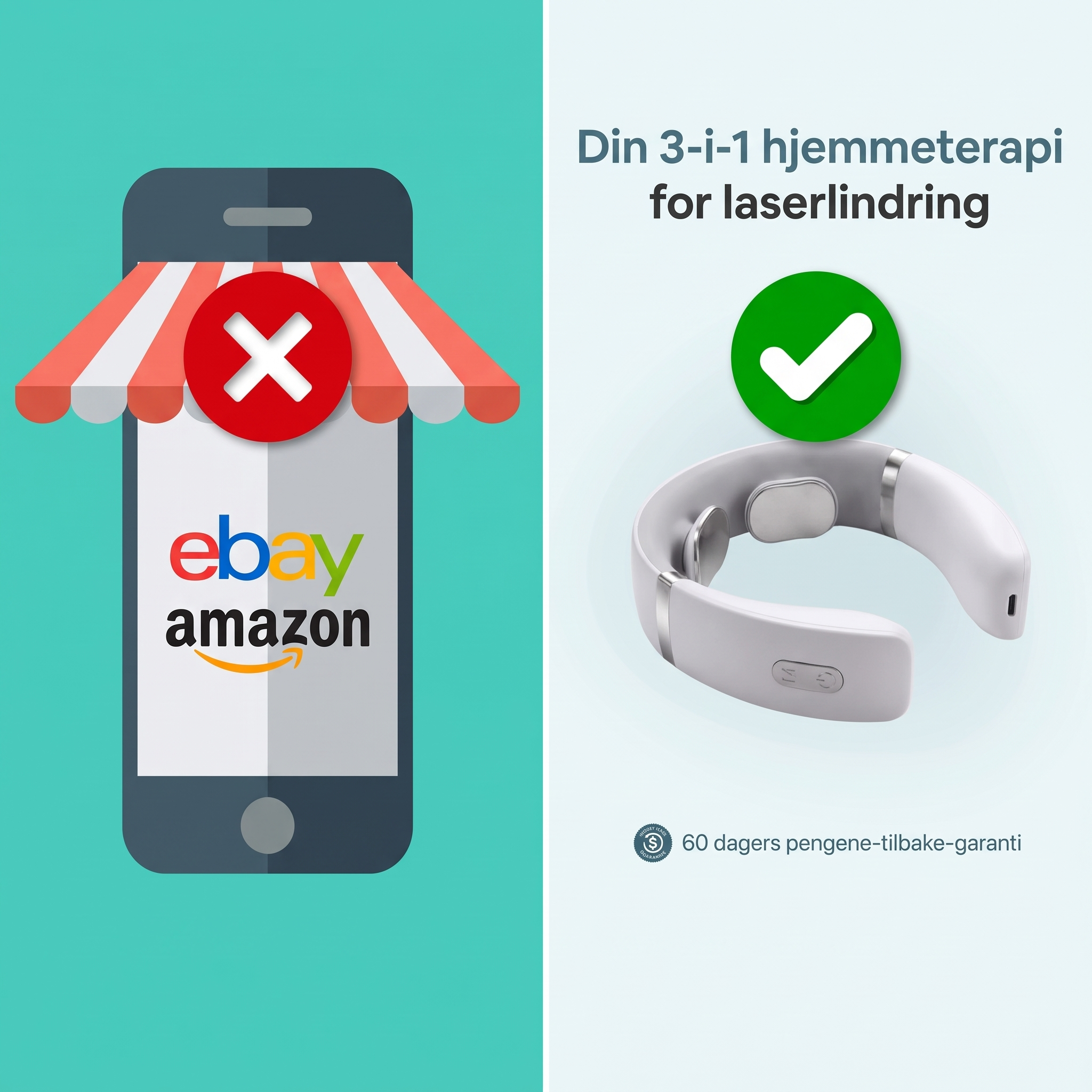 Markedsplass krysset ut ved siden av det ekte Stillera-apparatet
