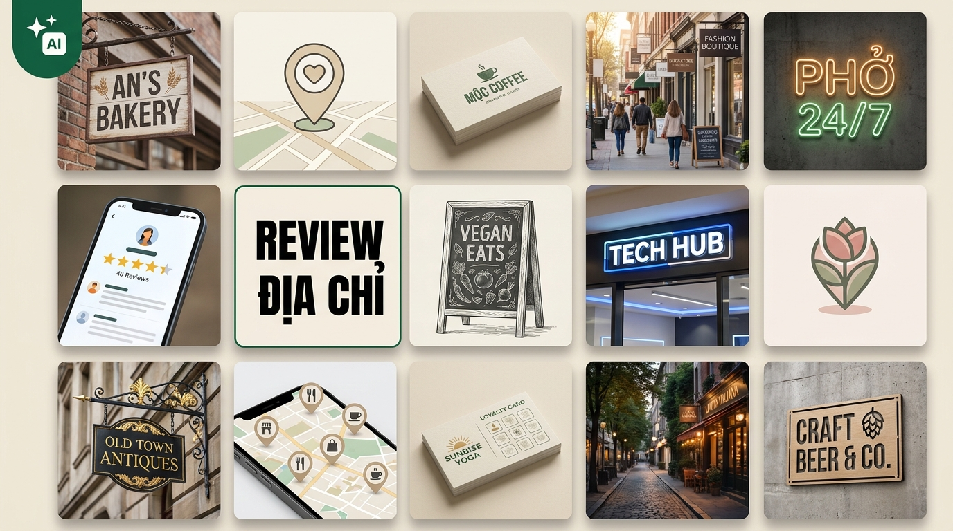 APP REVIEW ĐỊA CHỈ/CƠ SỞ/BẢNG HIỆU KINH DOANH