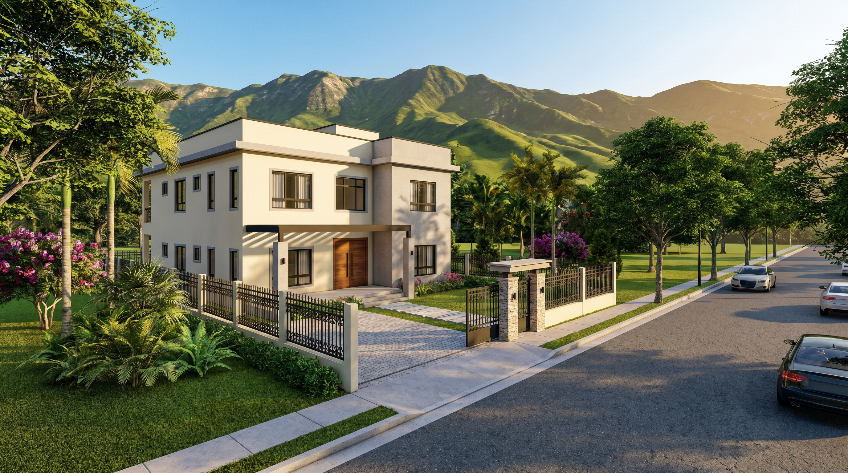 Arboleda Residencial terminada — imagen referencial