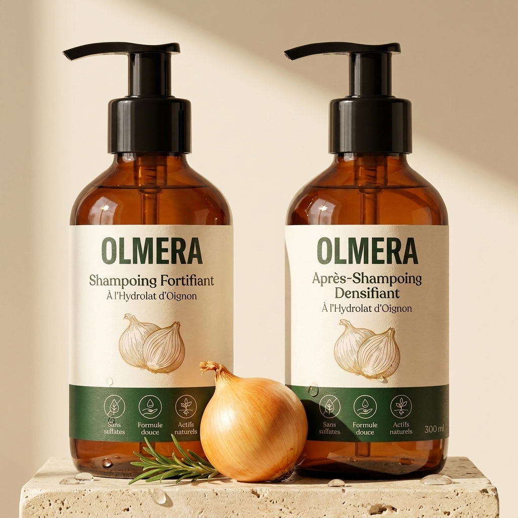 Duo Hydrolat d'Oignon OLMERA avec oignon frais et romarin