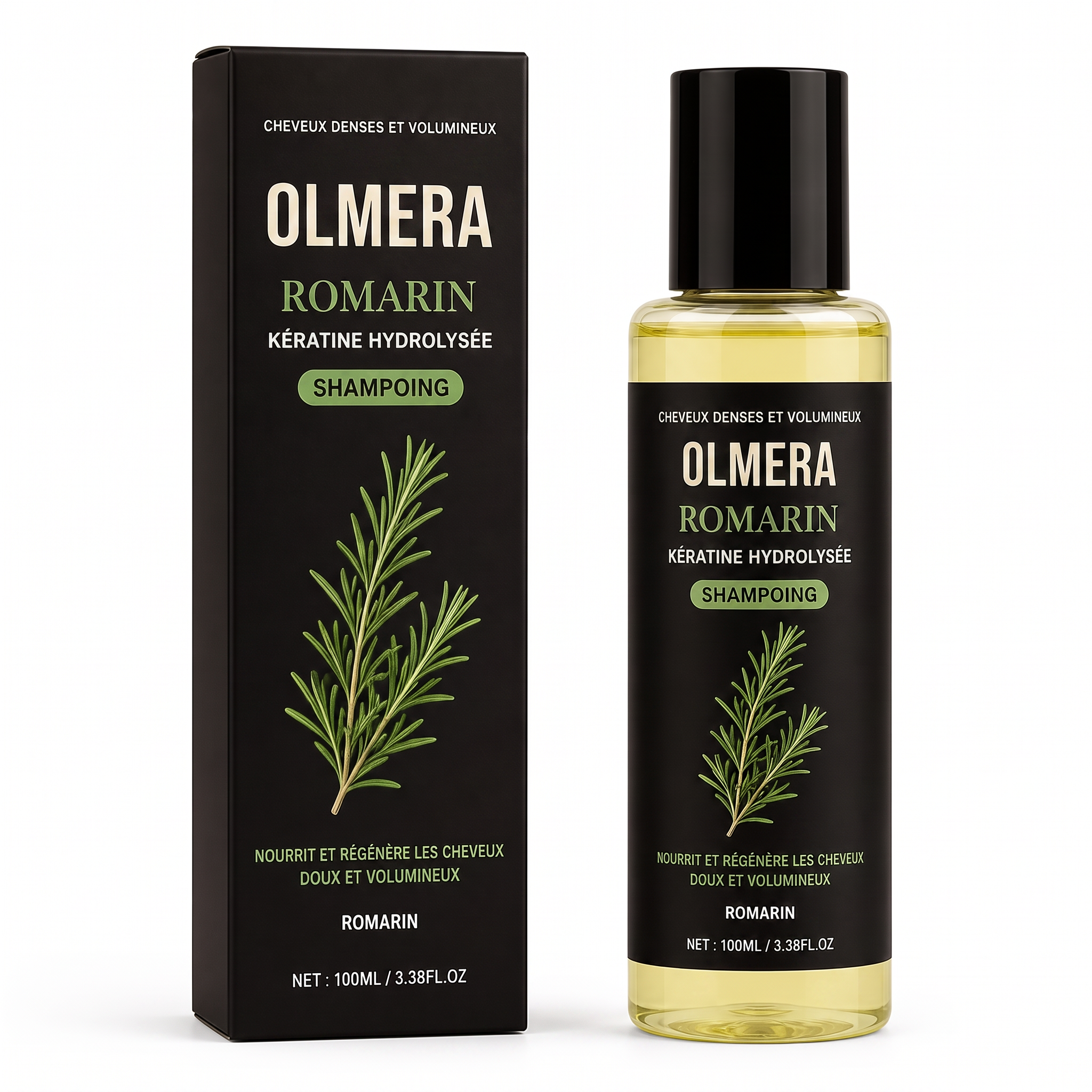 Shampoing OLMERA au Romarin et Kératine Hydrolysée