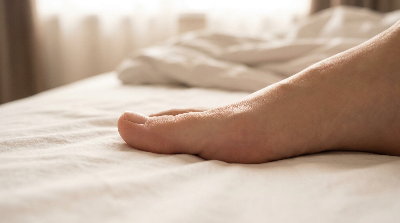 Close-up of foot and joint