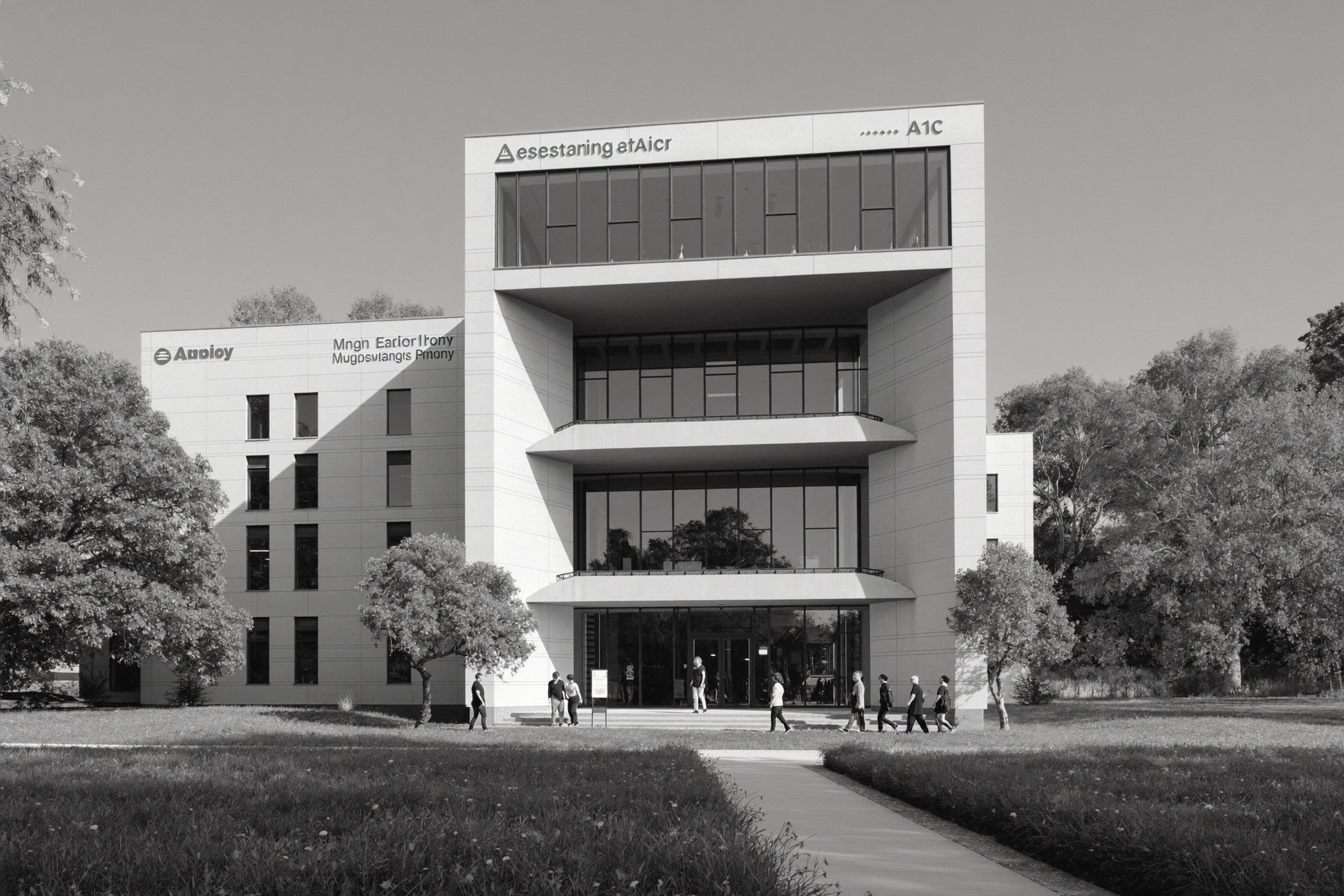 Ambiente de campus universitario — Universidad Alfonso X el Sabio (UAX)