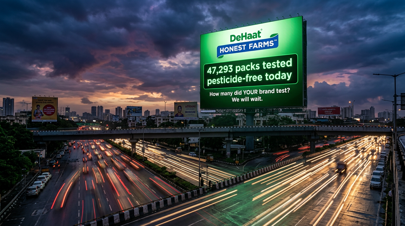 The Honest Hoarding - Live Counter Billboard
