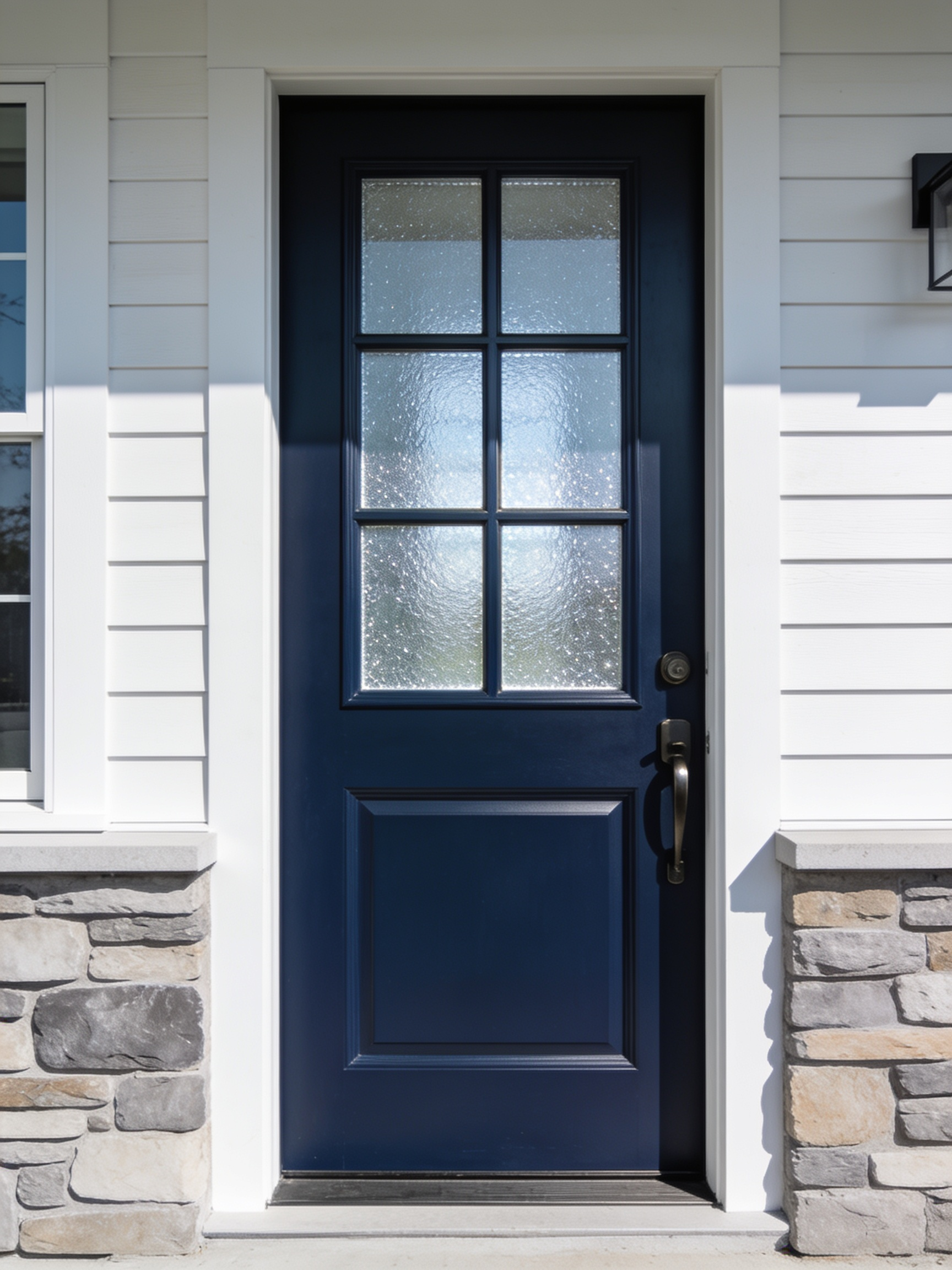 Fiberglass entry door