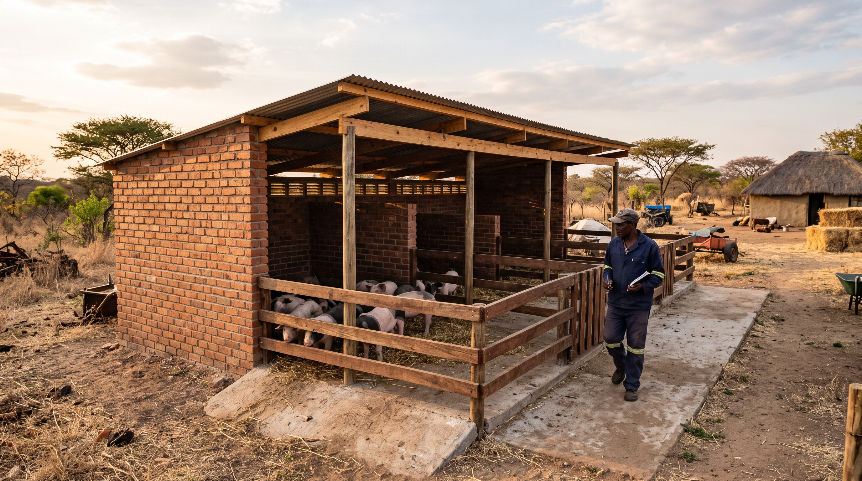 What a Pigsty Actually Costs to Build in Zimbabwe