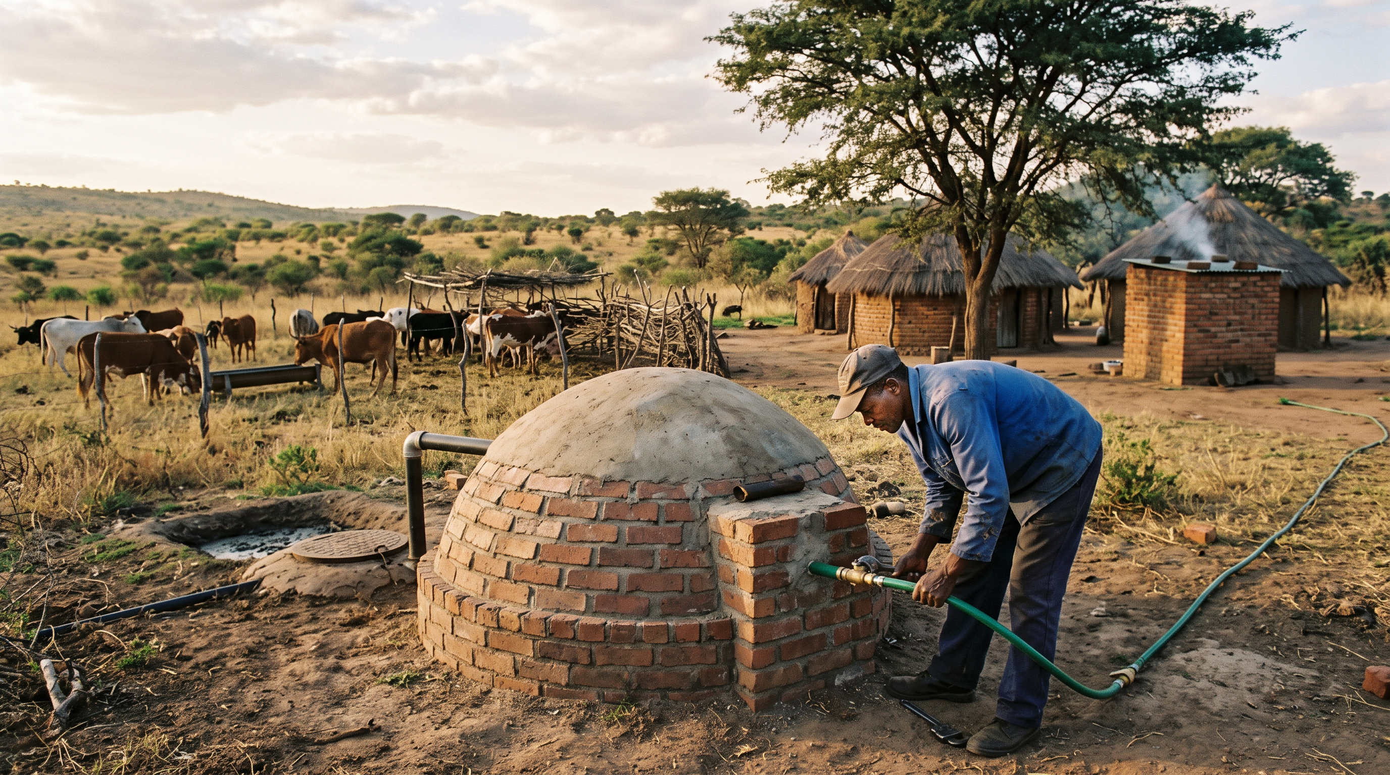 Biogas Digesters in Zimbabwe: Brick-and-Dome vs the New Drum Design