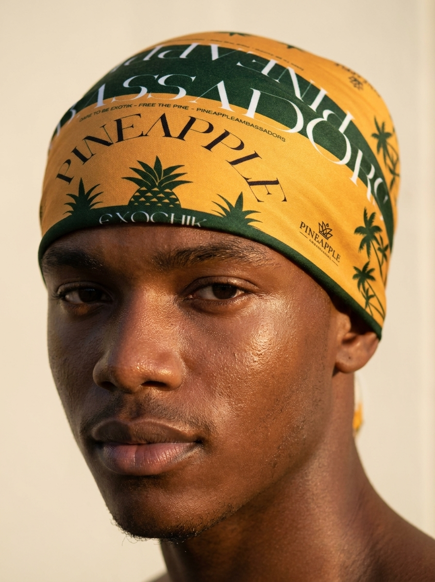 Foulard close-up homme