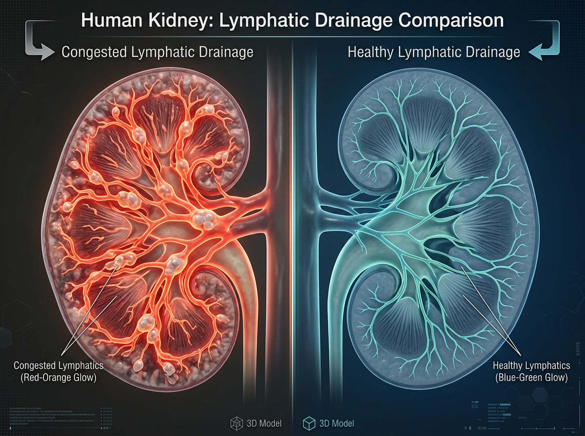 Renal lymphatic drainage