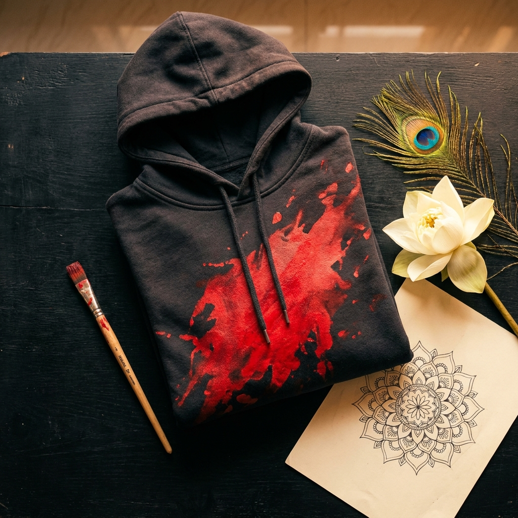 Flat lay atelier