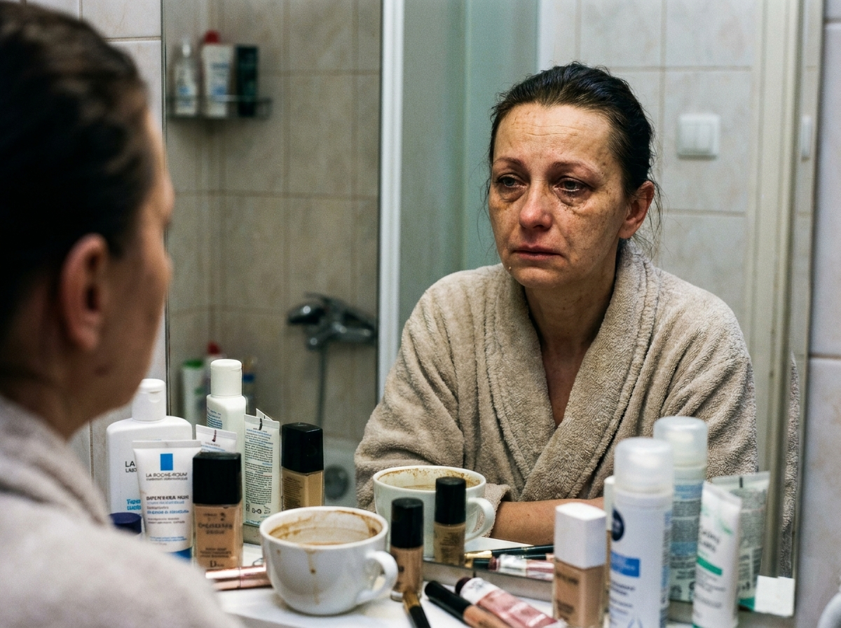 Bożena przed lustrem