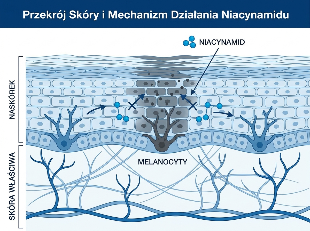 Niacynamid — mechanizm działania