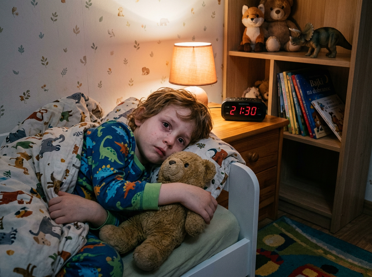 Staś w łóżku o 21:30 — kolejny wieczór walki o sen