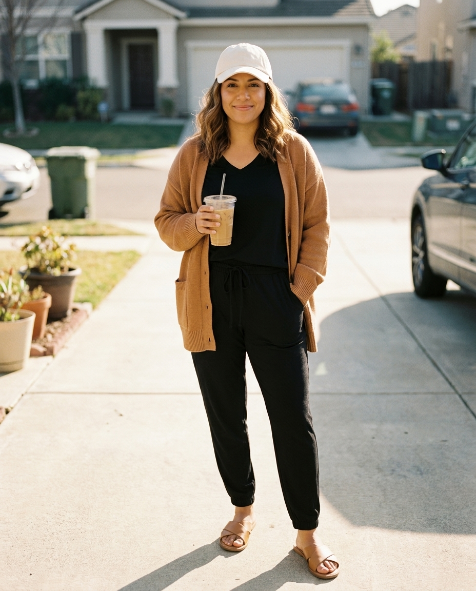 Dressed down styled look