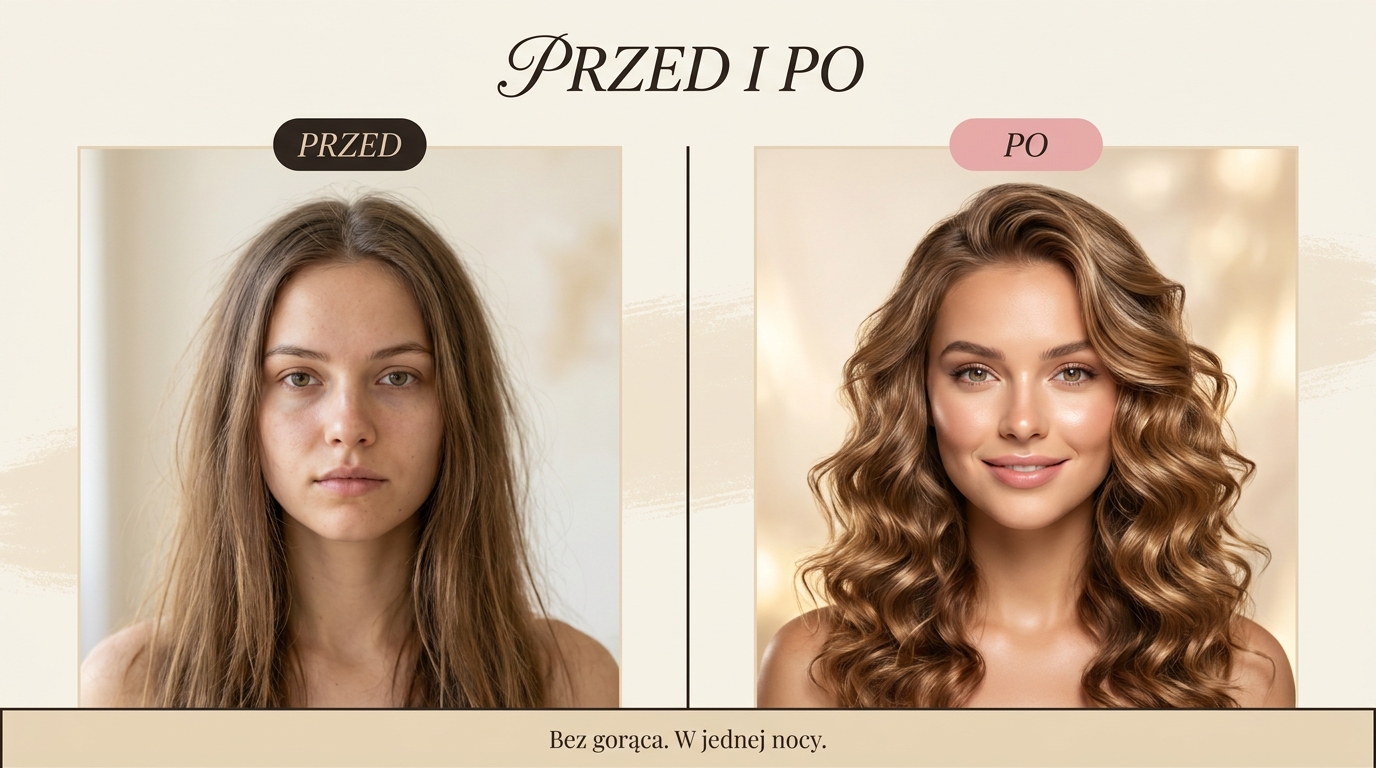 Przed i po — efekt loków SOIE