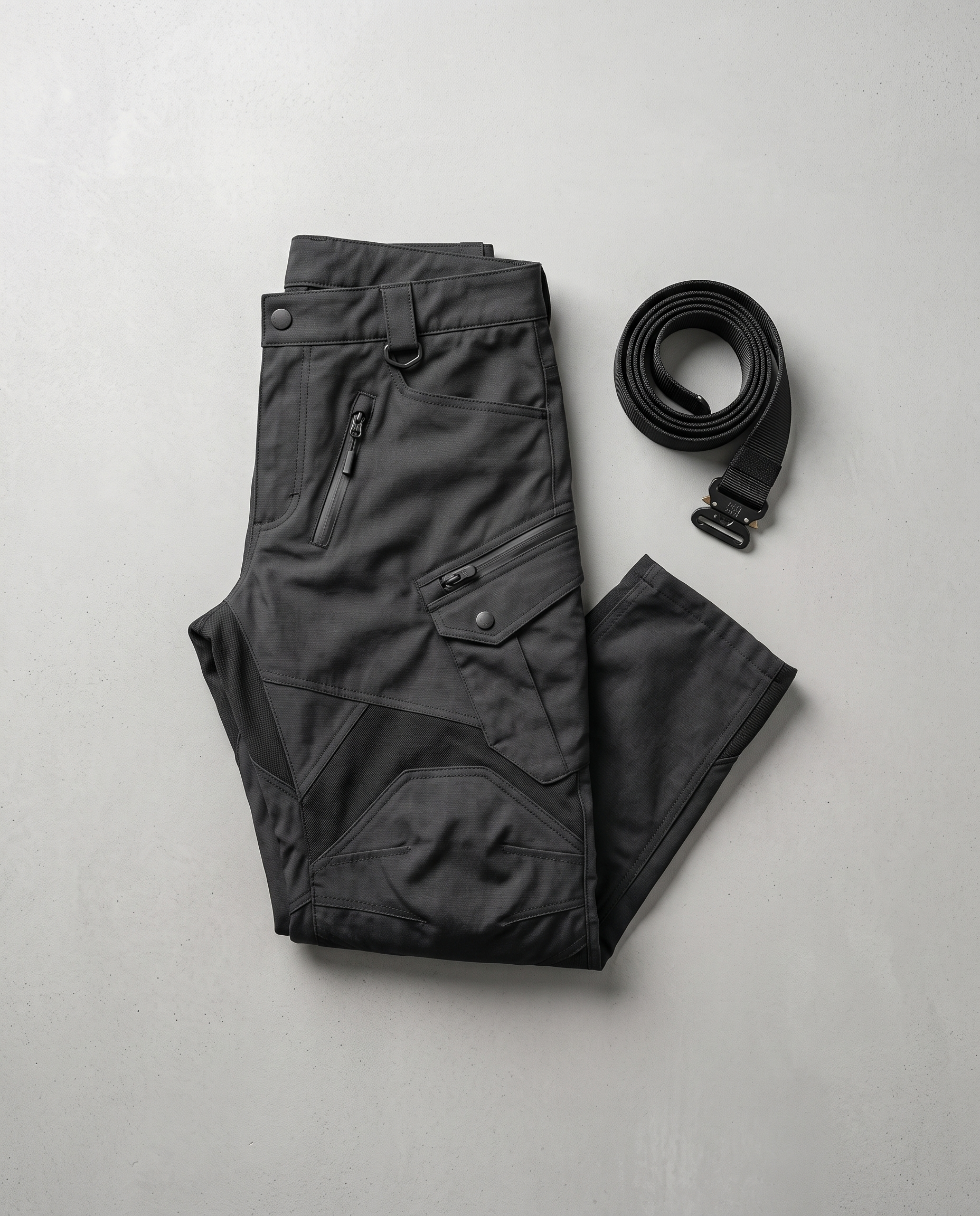 Bastion tactical cargo trousers folded with the free tactical belt