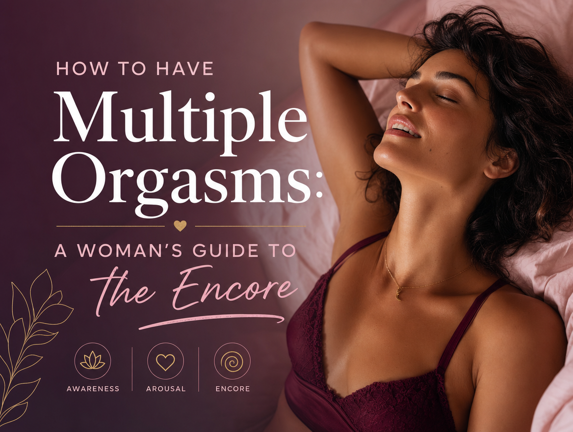 Editorial cover for a guide to multiple orgasms for women