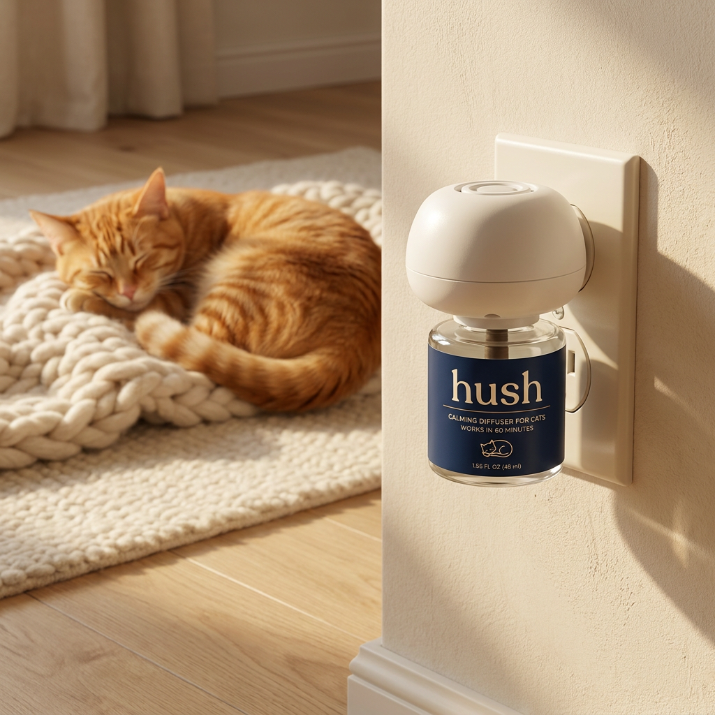 Hush calming diffuser for cats