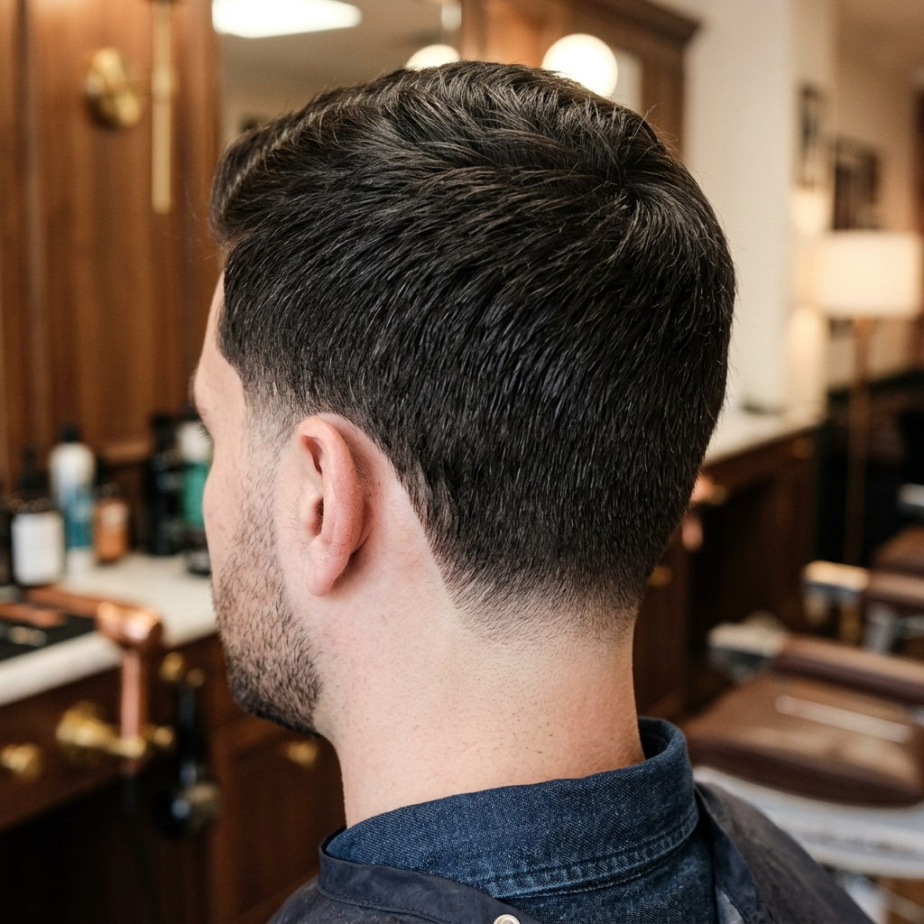 Strak afgewerkte coupe met fade