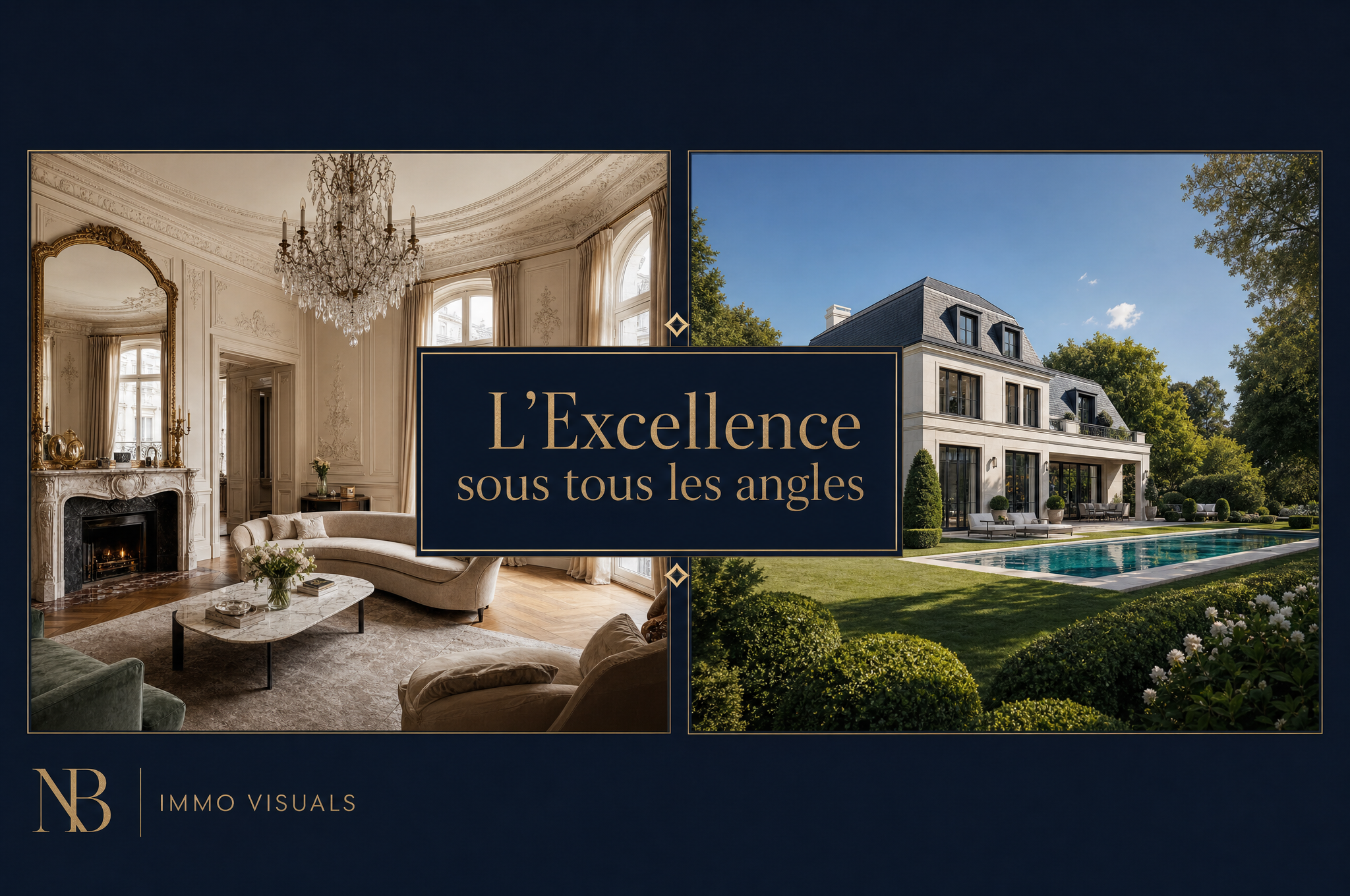 NB IMMO VISUALS - L'Excellence sous tous les angles - portfolio immobilier luxe