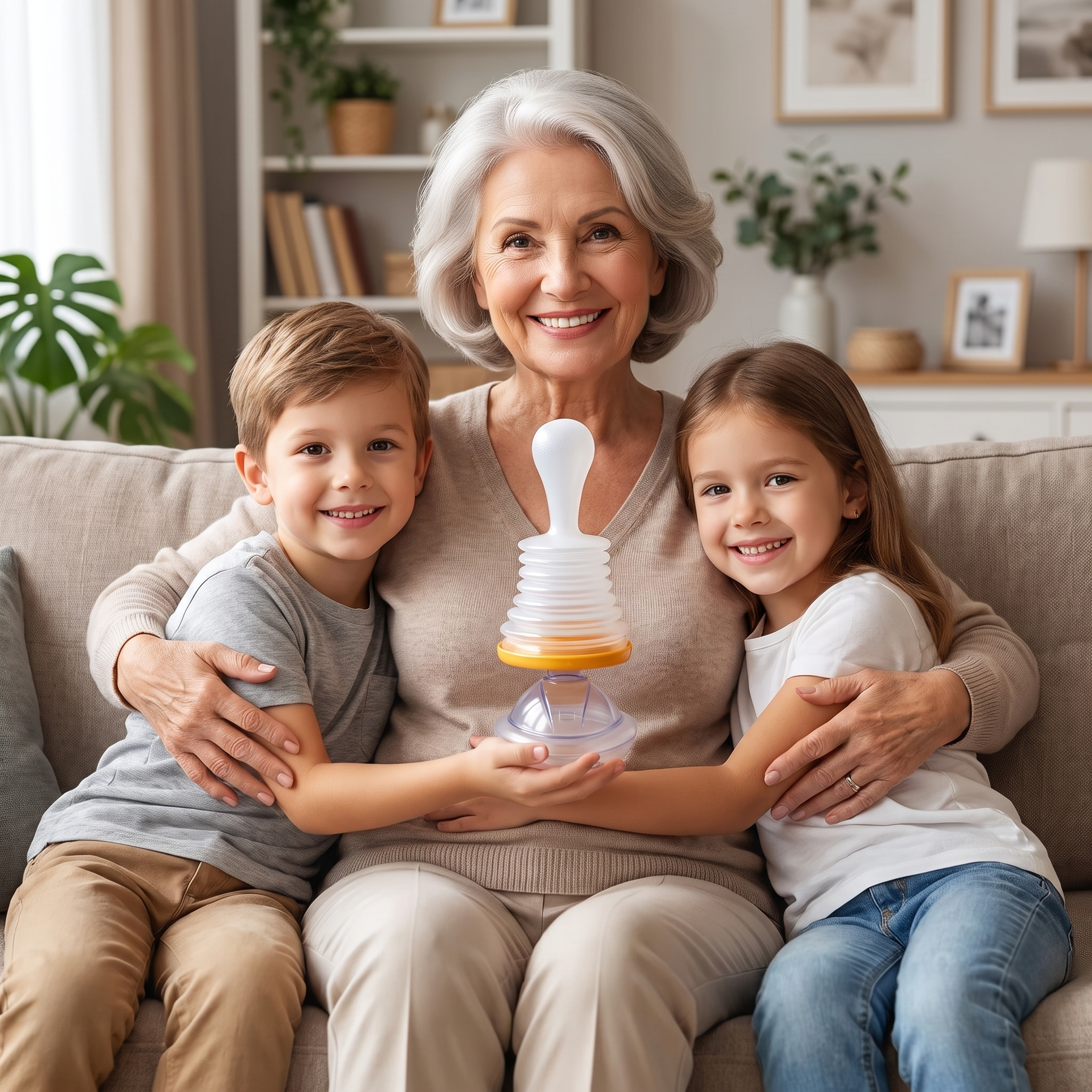 Grandparents with grandchildren