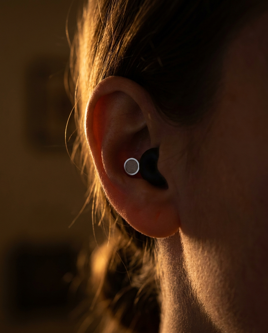 Profil oreille avec bouchon BYLUNOO invisible flush