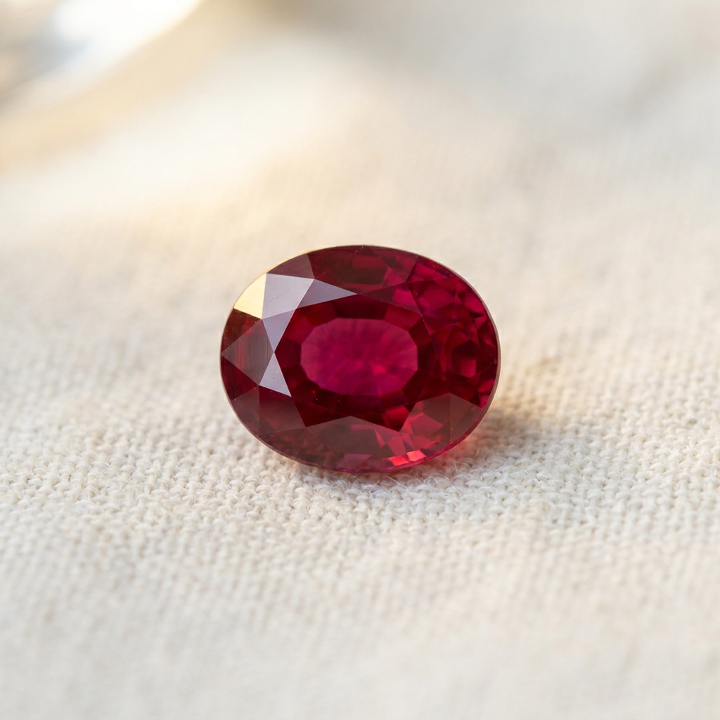 Ruby (Manik) · 3 Carat · Oval Cut