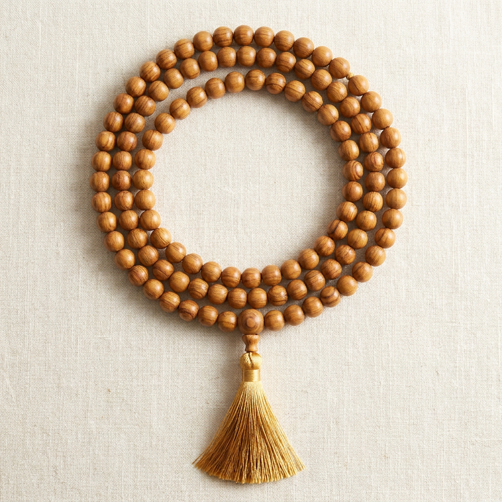 Sandalwood Japa Mala · 108 Beads