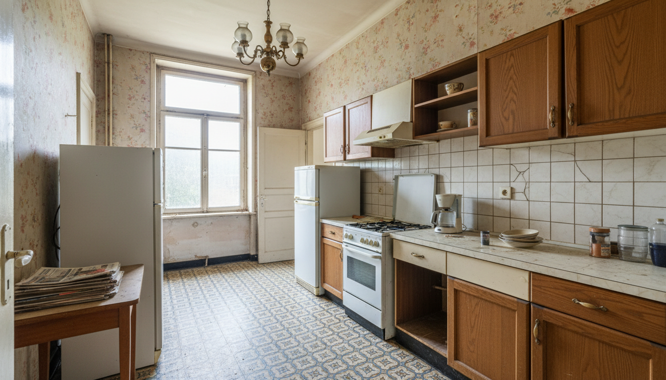 Cuisine avant rénovation