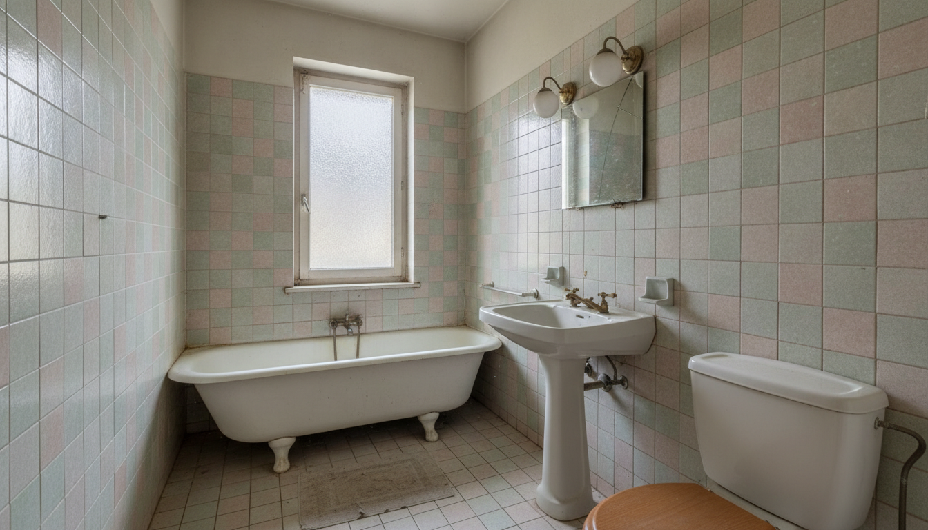 Salle de bain avant rénovation