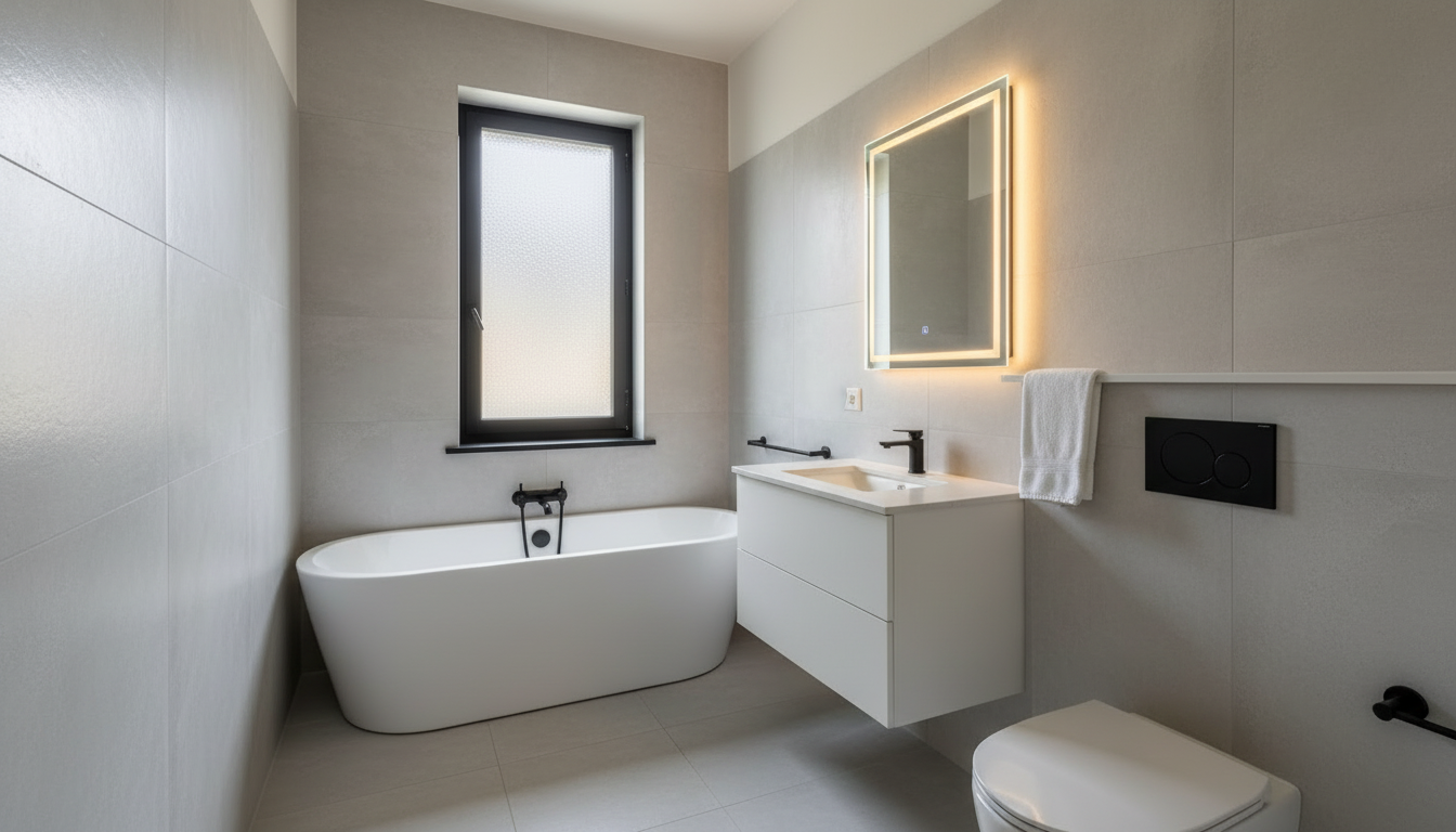 Salle de bain après rénovation