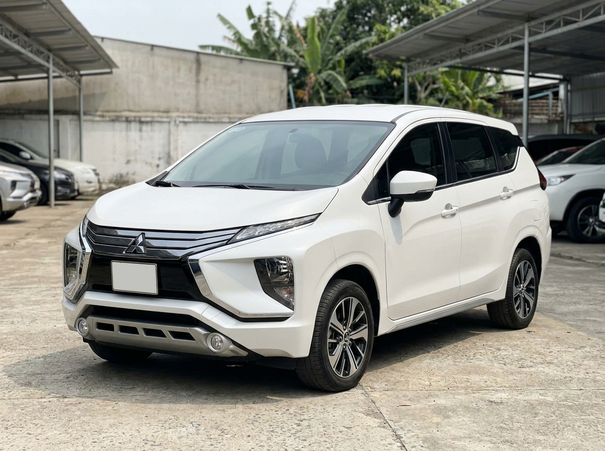 Mitsubishi Xpander 1.5 AT 2021 màu trắng cũ tại Dĩ An, Bình Dương
