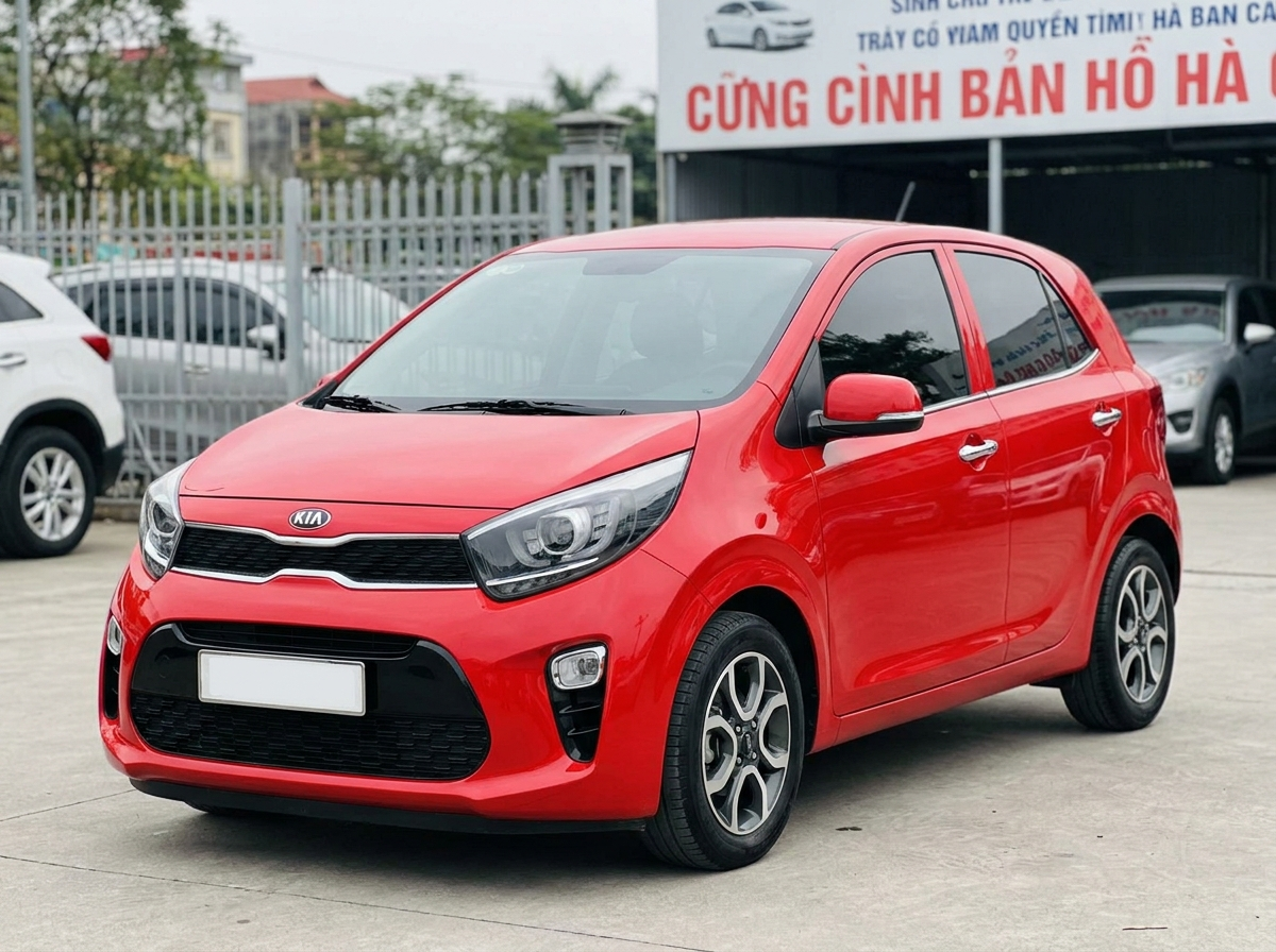 Kia Morning Si AT 2019 màu đỏ cũ tại Thuận An, Bình Dương