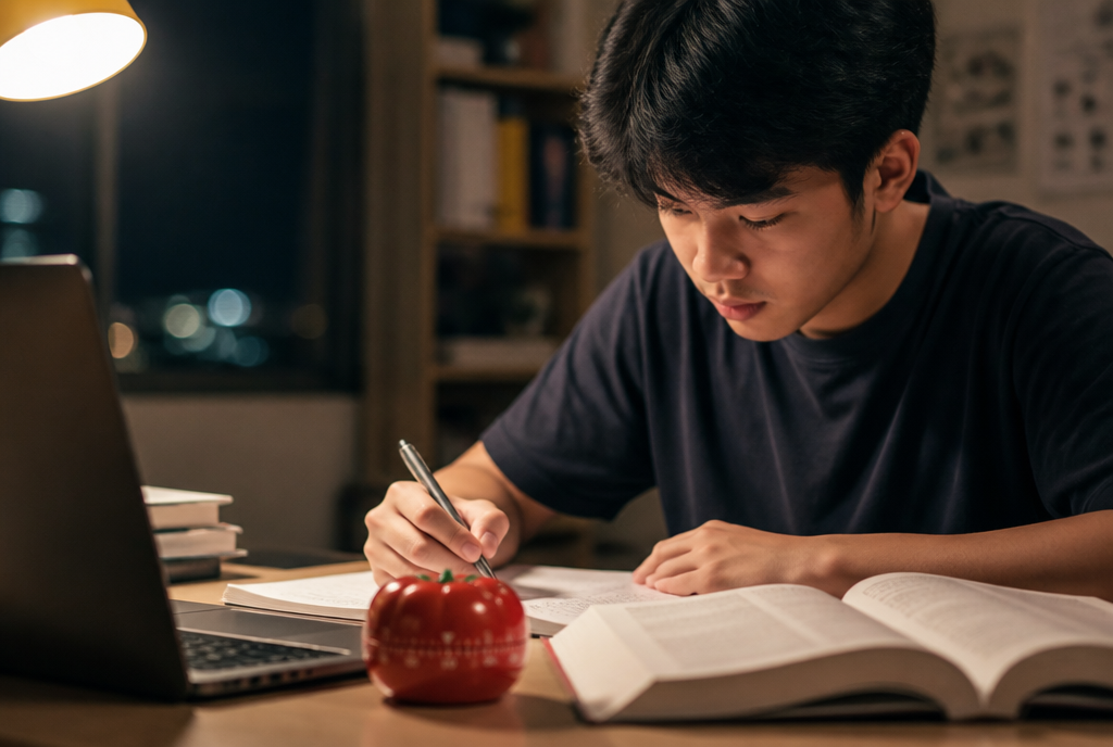 Pomodoro Semasa Minggu Final: Rutin Saya