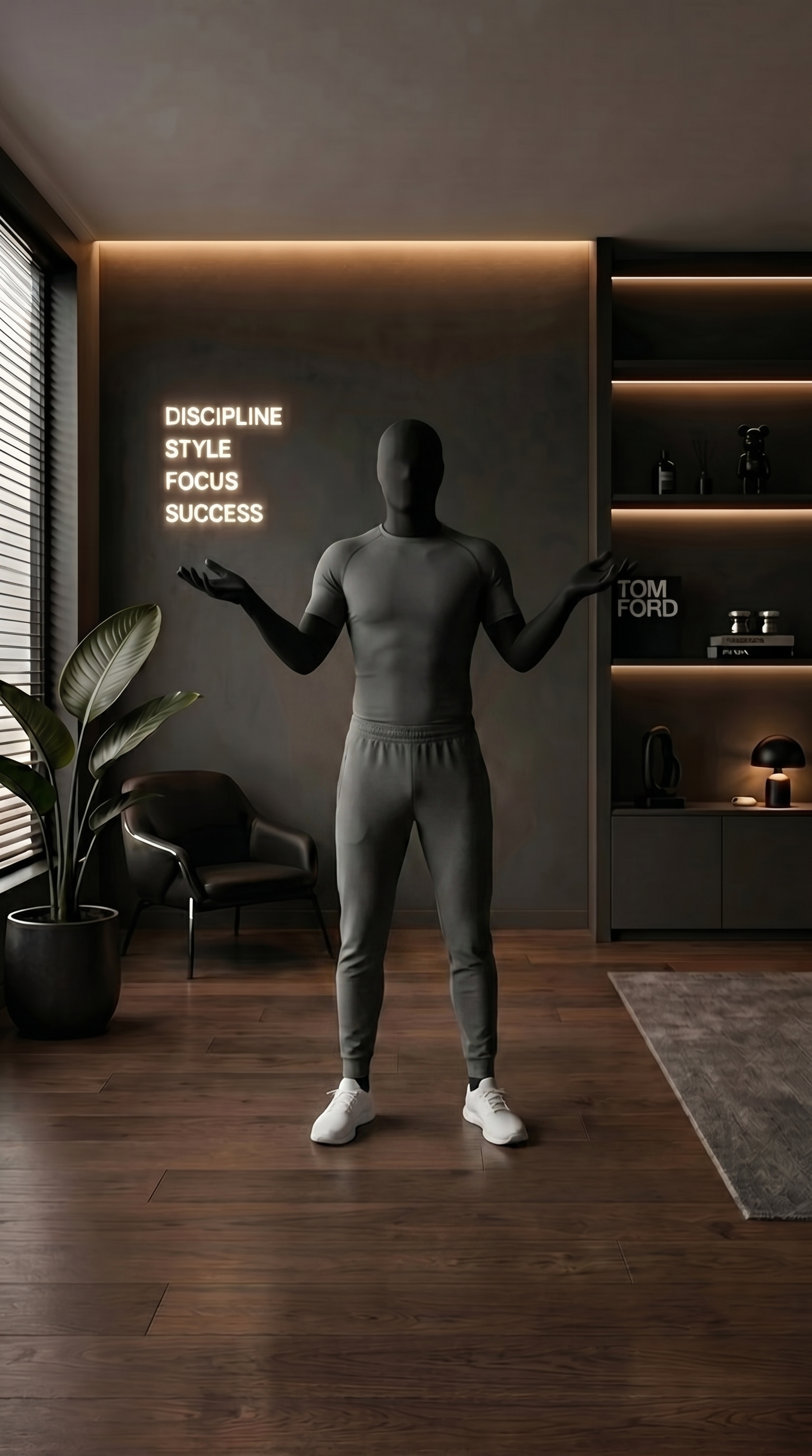 Gym — Grey Minimal — Aura Vault
