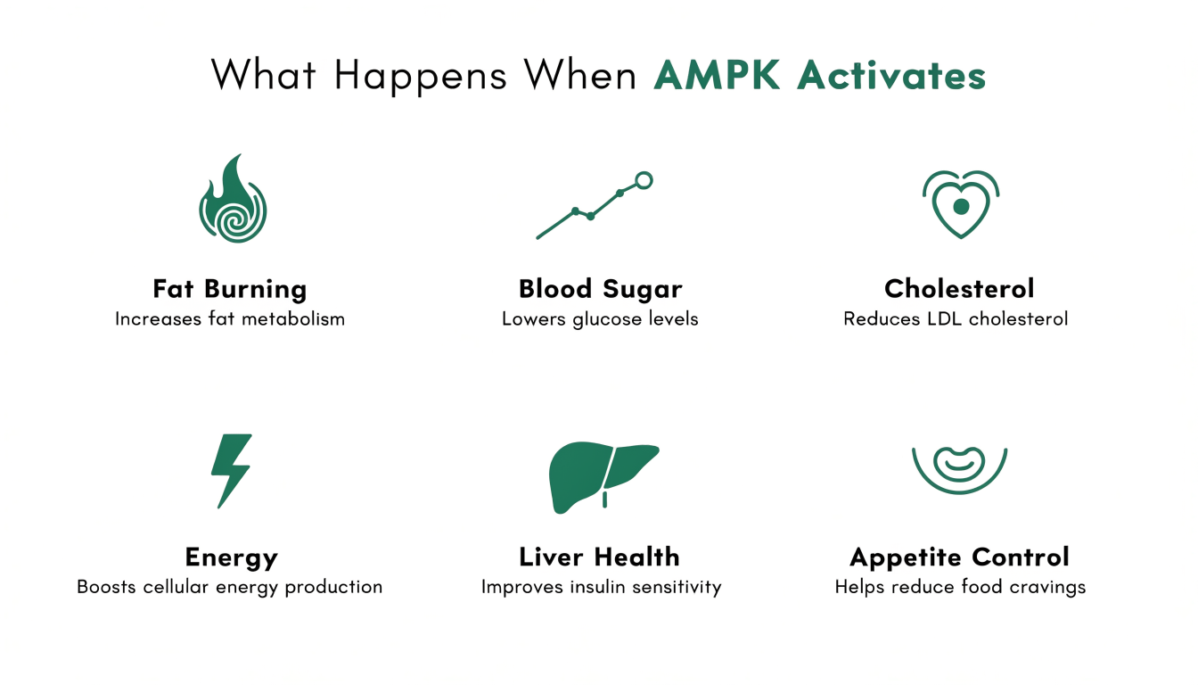 AMPK activation benefits