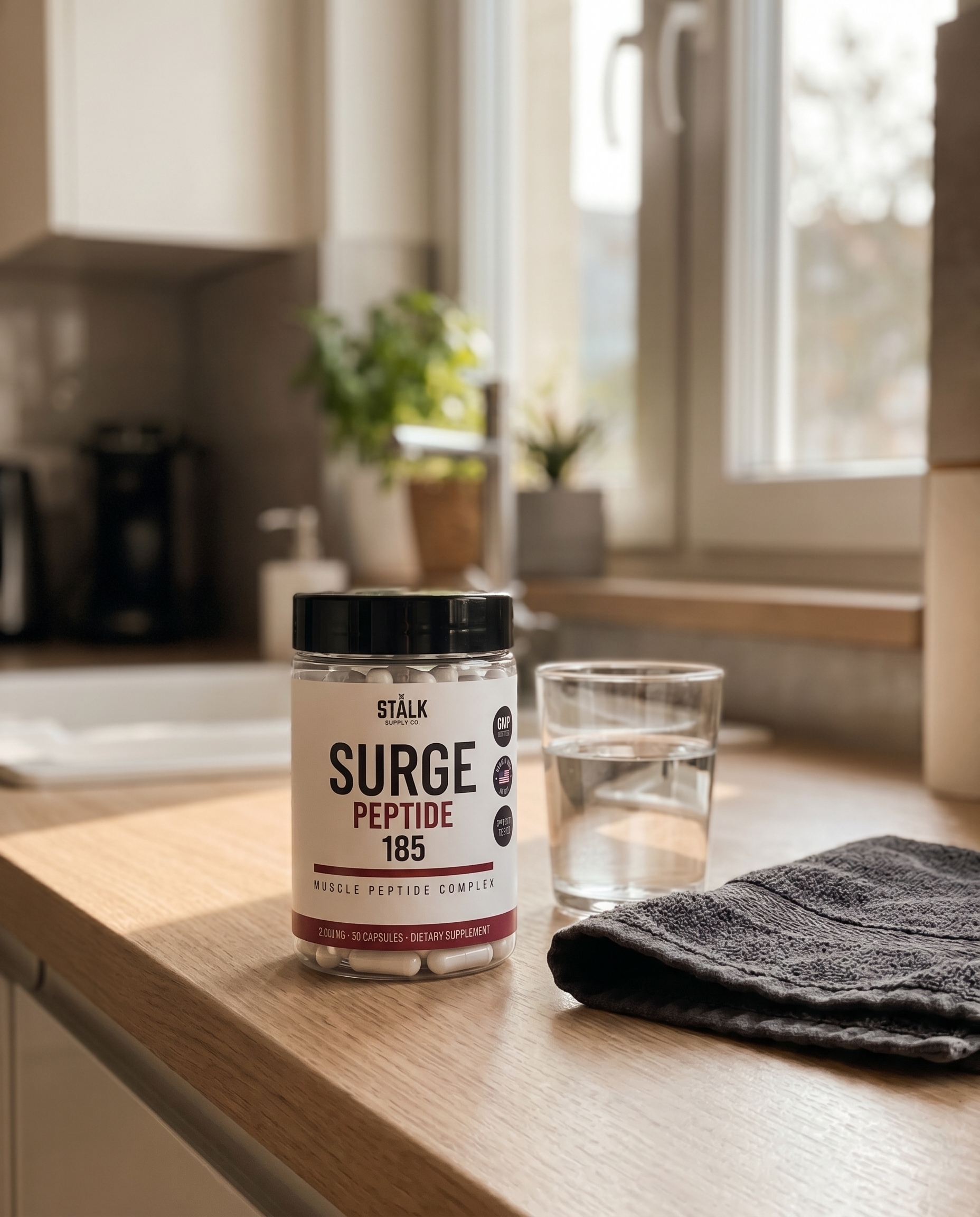 SURGE 185 on a kitchen counter