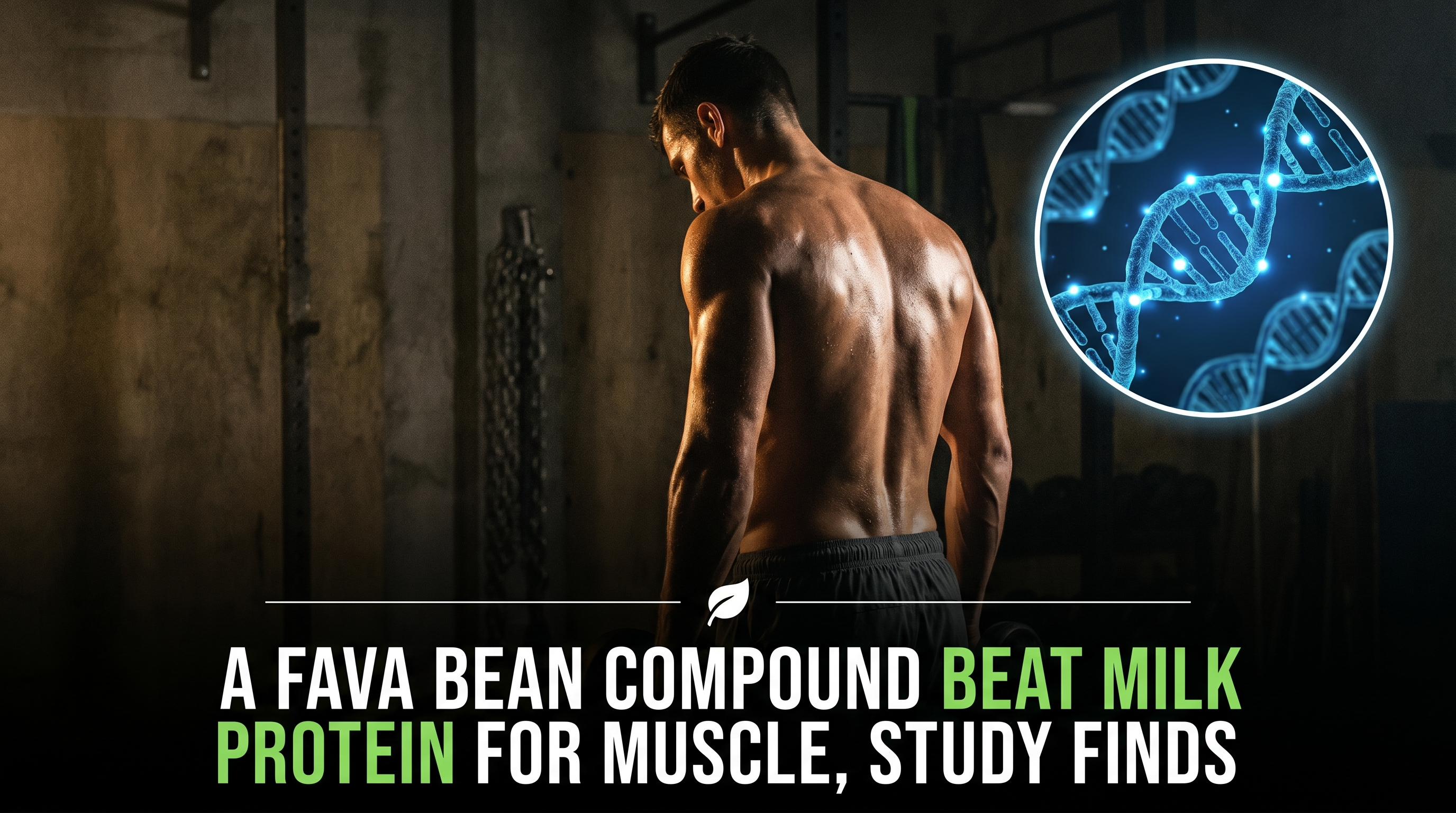 A fava bean compound beat milk protein for muscle, study finds