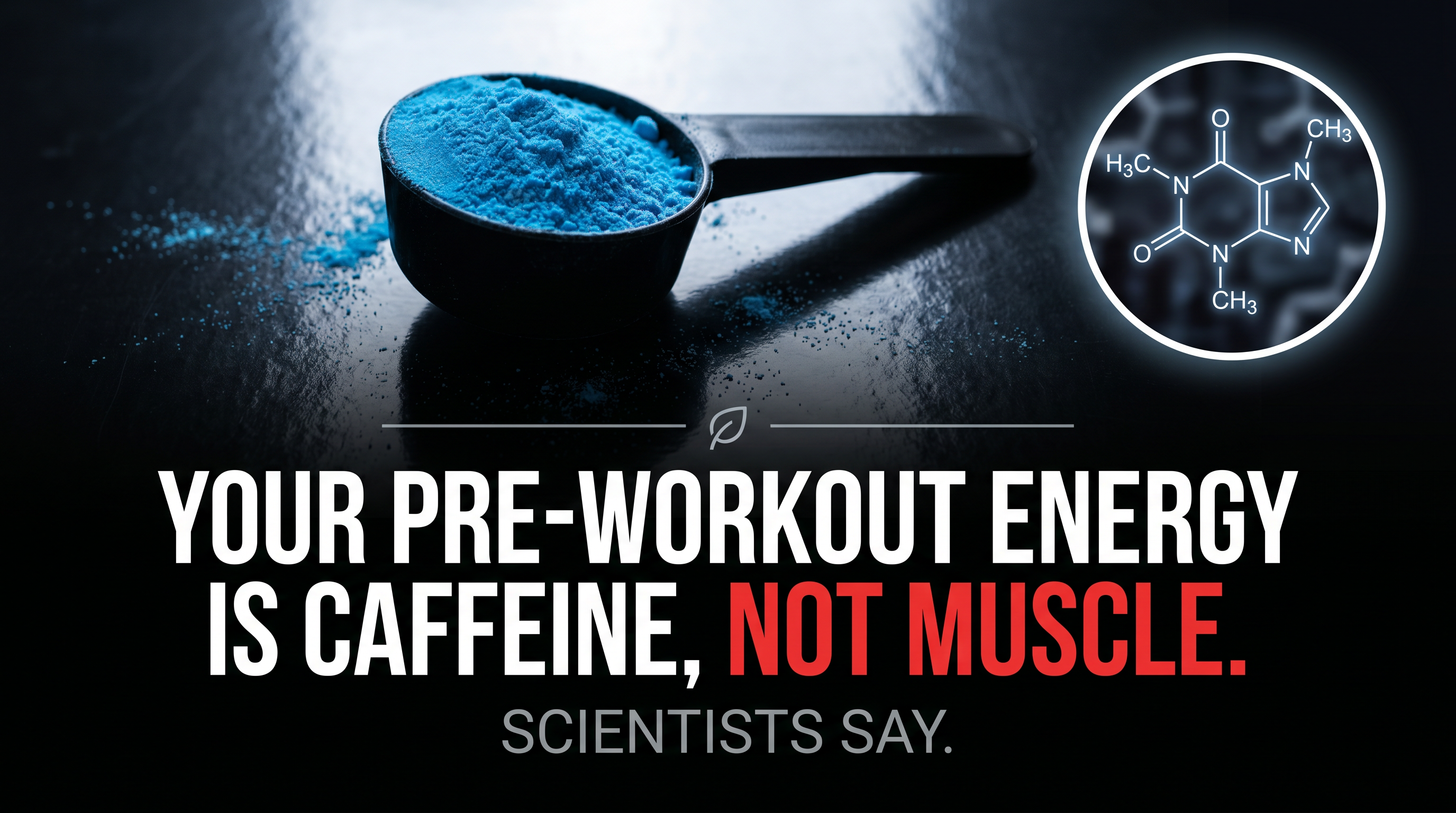 Your pre-workout energy is caffeine, not muscle, scientists say