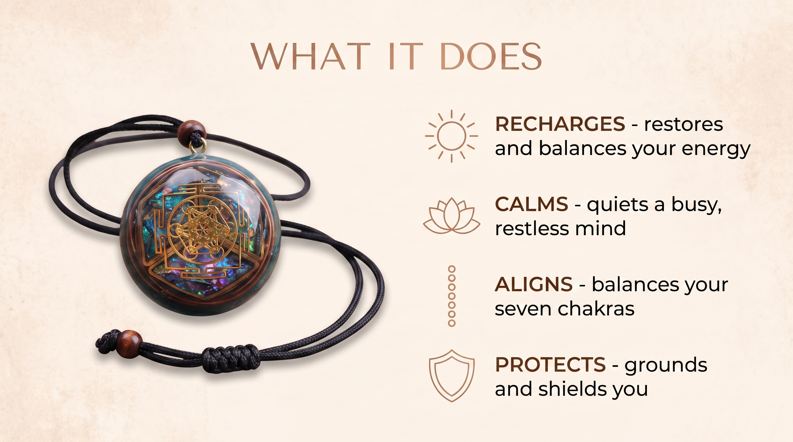 What the Sacred Energy Talisman does