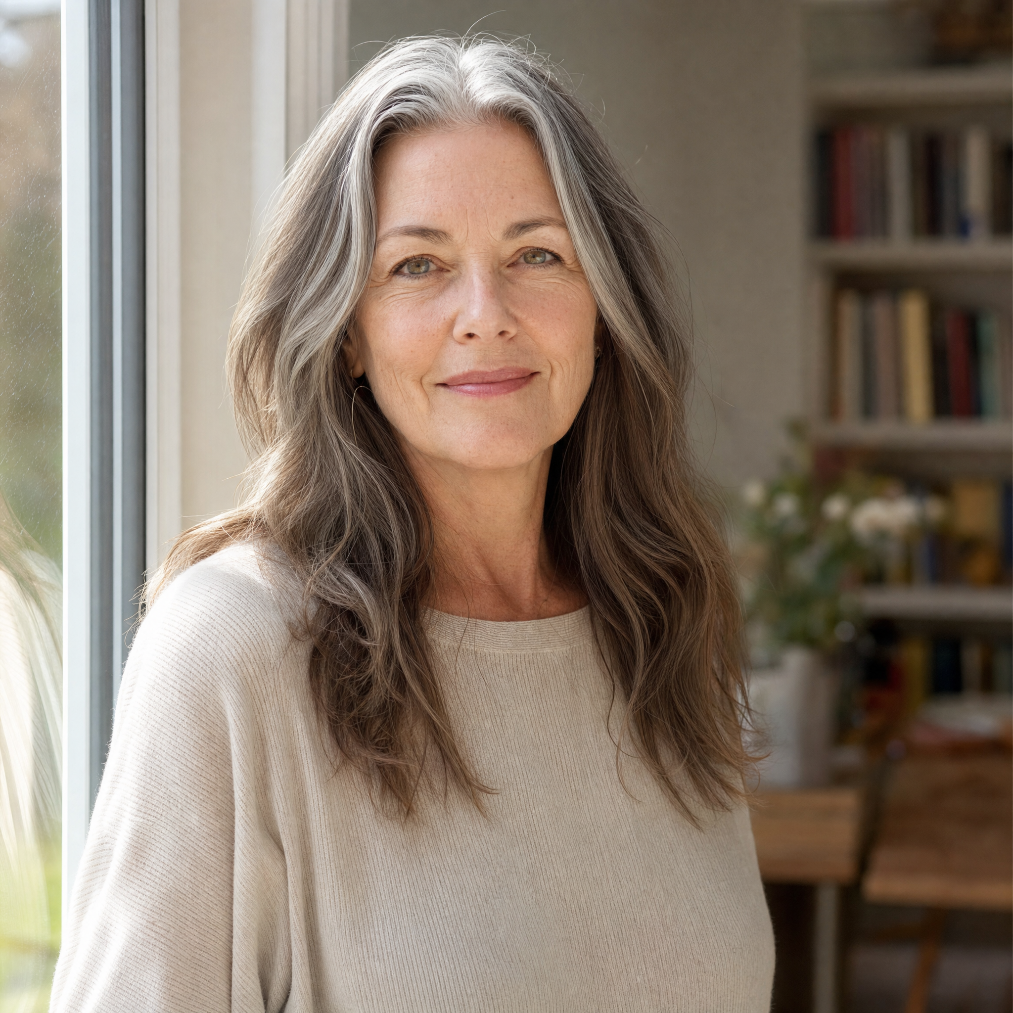 Australian woman 60s, confident, morning light