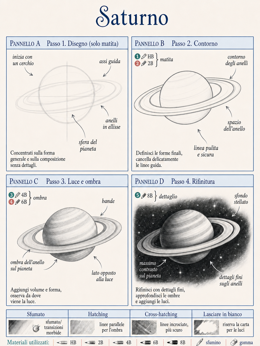 Scheda passo dopo passo — Saturno