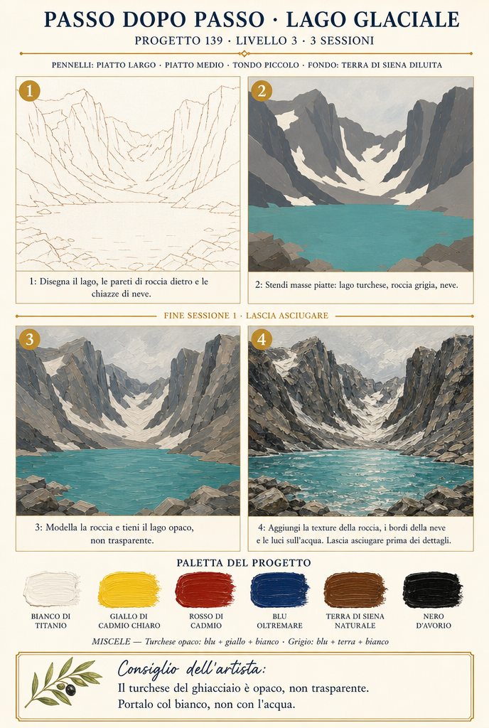 Progetto passo dopo passo — Lago glaciale