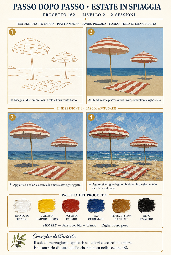 Progetto passo dopo passo — Estate in spiaggia